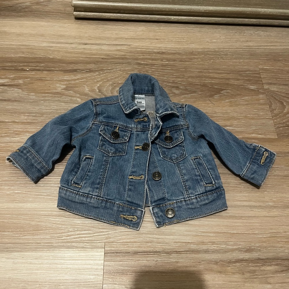 Denim carters baby Jacket 3 months